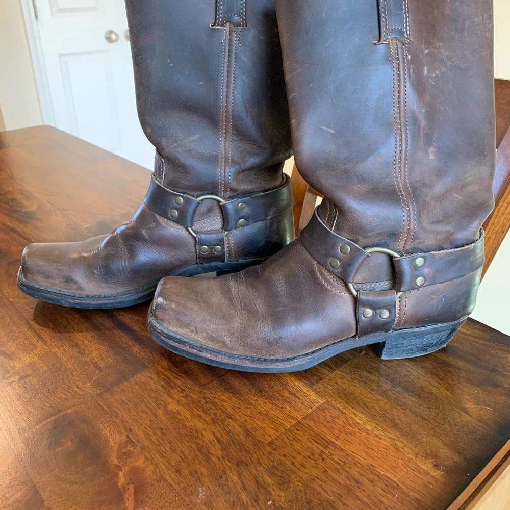 Frye brown leather boots - Picture 2 of 5